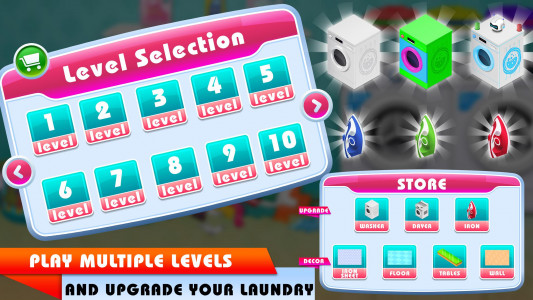 اسکرین شات بازی My Laundry Shop Manager: Dirty Clothes Washing 6