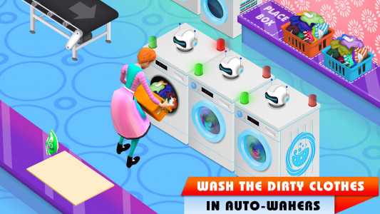 اسکرین شات بازی My Laundry Shop Manager: Dirty Clothes Washing 5