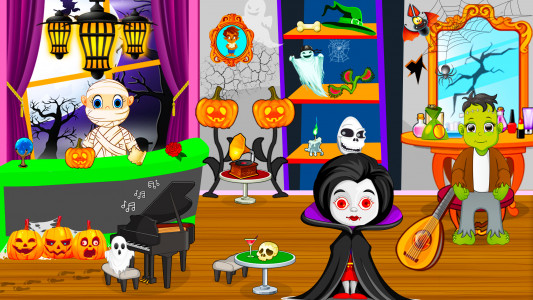 اسکرین شات بازی My Halloween Haunted House Fun 1