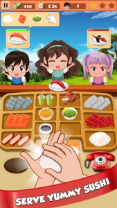 اسکرین شات بازی Sushi Restaurant Craze: Japanese Chef Cooking Game 1