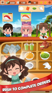 اسکرین شات بازی Sushi Restaurant Craze: Japanese Chef Cooking Game 4