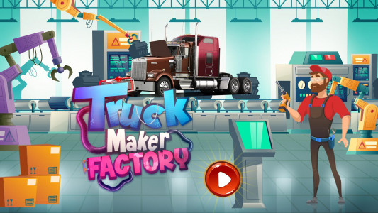 اسکرین شات بازی Truck Maker Factory Car Build 1