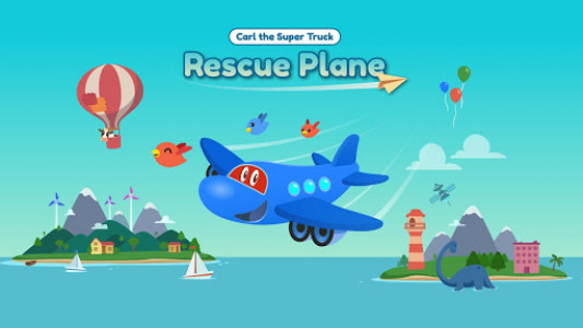 اسکرین شات بازی Carl Super Jet:  Airplane Rescue Flying Game 1