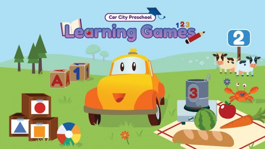 اسکرین شات بازی Car City: Kindergarden Toddler Learning Games 1