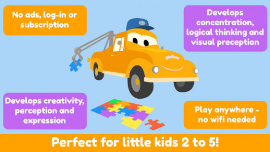 اسکرین شات بازی Car City Puzzle Games - Brain Teaser for Kids 2+ 7