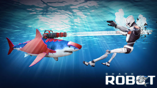 اسکرین شات بازی Swat Robot Shark Evolution Wars - Shark Tank Games 7