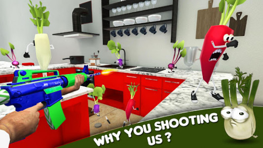 اسکرین شات بازی Veggie Shooter Gun Practice – Kitchen Challenge 8
