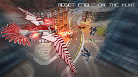 اسکرین شات بازی Flying Robot Eagle - Muscle Car Robot Transform 1