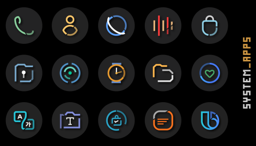 اسکرین شات برنامه Minma Icon Pack 2
