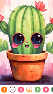 اسکرین شات 4 بازی Cute Color - Color by Number