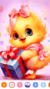 اسکرین شات 5 بازی Cute Color - Color by Number