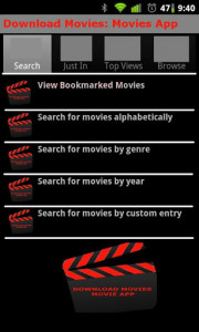 اسکرین شات برنامه Download Movies App 2
