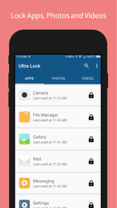 اسکرین شات برنامه Ultra Lock - App Lock & Vault 1