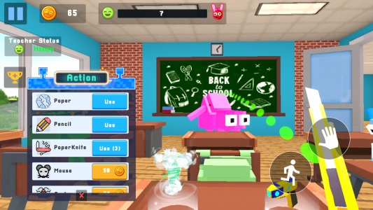 اسکرین شات 3 بازی School Chaos: Craft and Prank