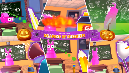 اسکرین شات 2 بازی School Chaos: Craft and Prank