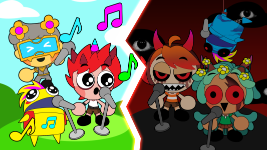 اسکرین شات 1 بازی Left or Right: Monster Beats