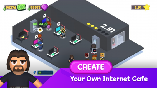 اسکرین شات بازی Internet Cafe Creator Idle 1