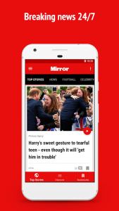 اسکرین شات برنامه The Mirror App: Daily News 1