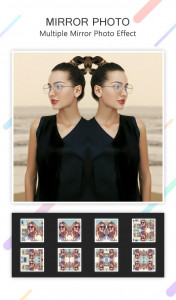 اسکرین شات برنامه Mirror Photo (3D) Editor & Pic 1