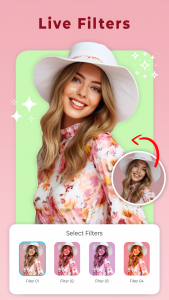 اسکرین شات 3 برنامه Beauty Camera: Selfie Editor