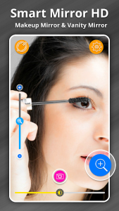 اسکرین شات برنامه Smart Mirror HD : Makeup Mirror & Vanity Mirror 5