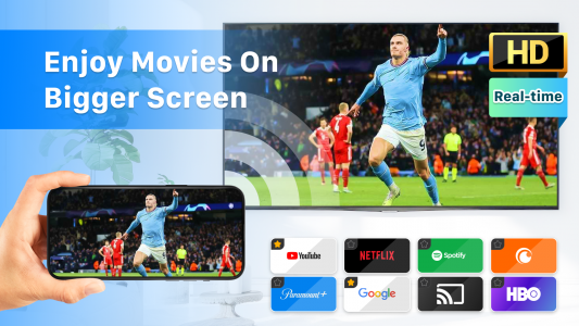 اسکرین شات 1 برنامه TV Cast - Mirror Phone To TV
