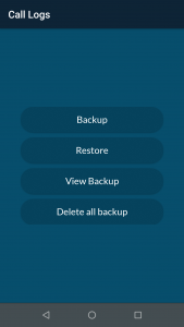 اسکرین شات 6 برنامه Restore Calllogs and Contacts