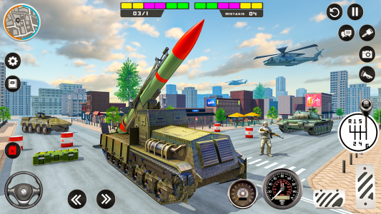 اسکرین شات برنامه Rocket Attack Missile Truck 3d 3