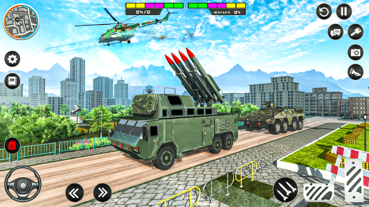 اسکرین شات 3 برنامه Rocket Attack Missile Truck 3d