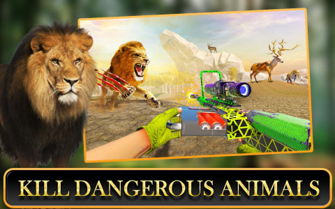 اسکرین شات برنامه Wild Hunter Animal Hunt Games 1