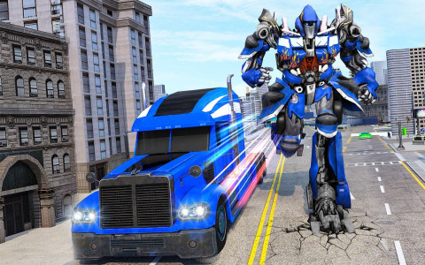 اسکرین شات برنامه Truck Games - Car Robot Games 5