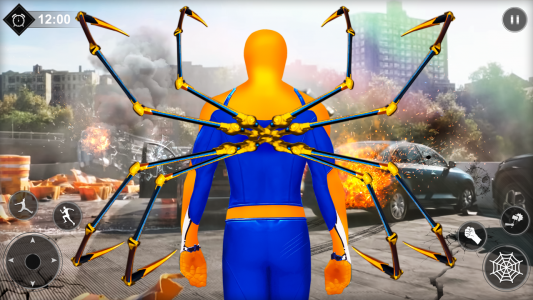 اسکرین شات برنامه Spider Hero: Rope Hero Games 1