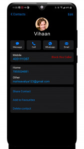 اسکرین شات برنامه iCall Screen: iOS Phone Dialer 7