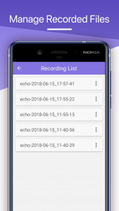 اسکرین شات برنامه Echo Voice Recorder 3