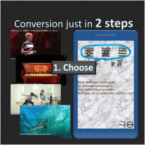 اسکرین شات برنامه Batch MP3 Video Converter, many files with 1 click 1