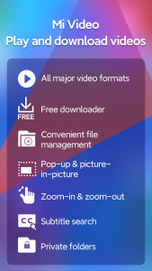 اسکرین شات برنامه Mi Video - Video player 1