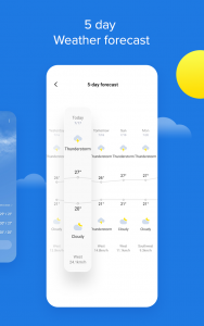 اسکرین شات برنامه Weather - By Xiaomi 4