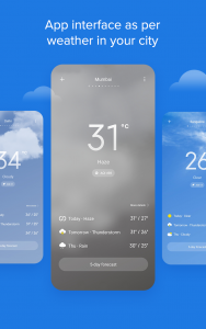 اسکرین شات برنامه Weather - By Xiaomi 3