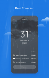 اسکرین شات برنامه Weather - By Xiaomi 6