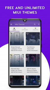 اسکرین شات برنامه MIUI Themes - Theme for Xiaomi 2