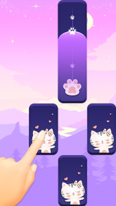 اسکرین شات بازی Dream Cat Piano Tiles: Free Tap Music Game 2020 1