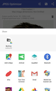 اسکرین شات 4 برنامه JPEG Optimizer