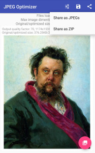 اسکرین شات 2 برنامه JPEG Optimizer