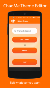 اسکرین شات برنامه ChaoMe Theme Editor 2