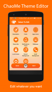 اسکرین شات 1 برنامه ChaoMe Theme Editor