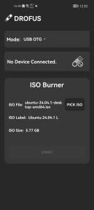 اسکرین شات 1 برنامه DROFUS (ISO2USB)