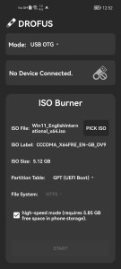 اسکرین شات 3 برنامه DROFUS (ISO2USB)