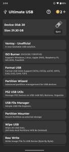 اسکرین شات 1 برنامه Ultimate USB