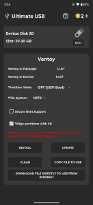 اسکرین شات 2 برنامه Ultimate USB