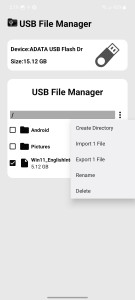 اسکرین شات برنامه USB File Manager (NTFS, Exfat) 3